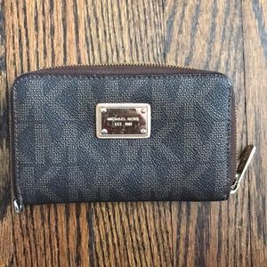 Brown and gold Micheal kors wallet